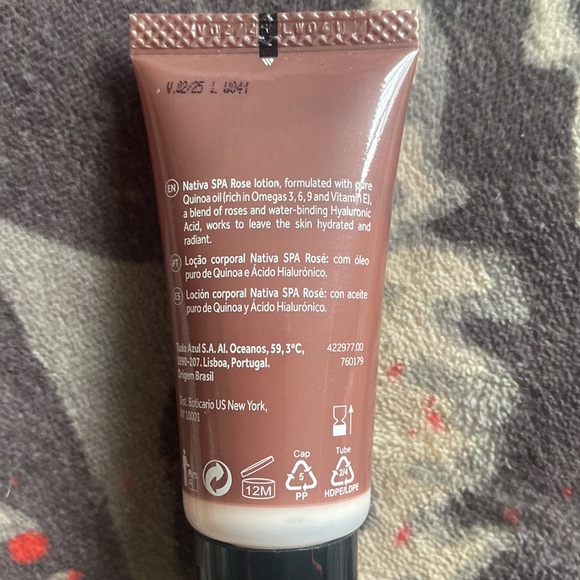 NativaSPA Rosé Replenishing Body Lotion | NEW | Mini 30mL | Nativa Spa Rose - Picture 2 of 2